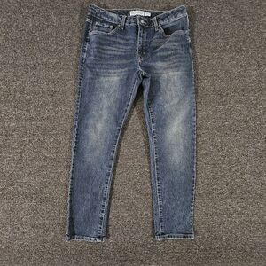 MBX Slim Stretch Jeans Mens 34x32 Blue Medium Wash Denim 5 Pocket